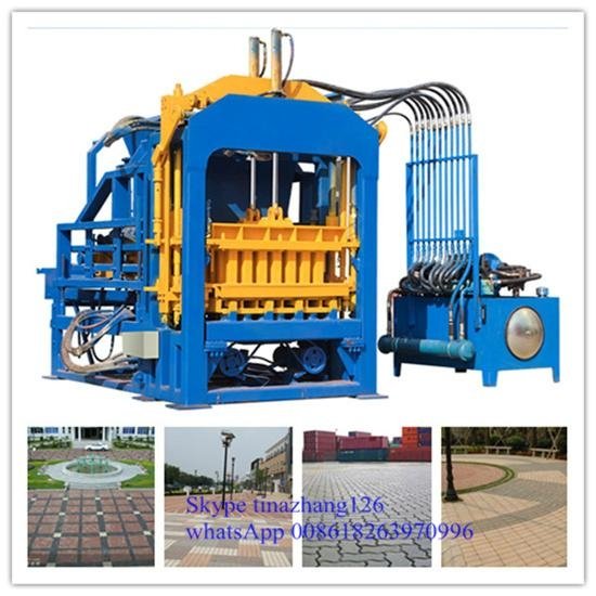 Best seller QT4-15C Dongyue Hydraulic concrete hollow Block making machine