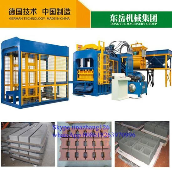 QT10-15 Dongyue Full-automatic paving block making machine 4