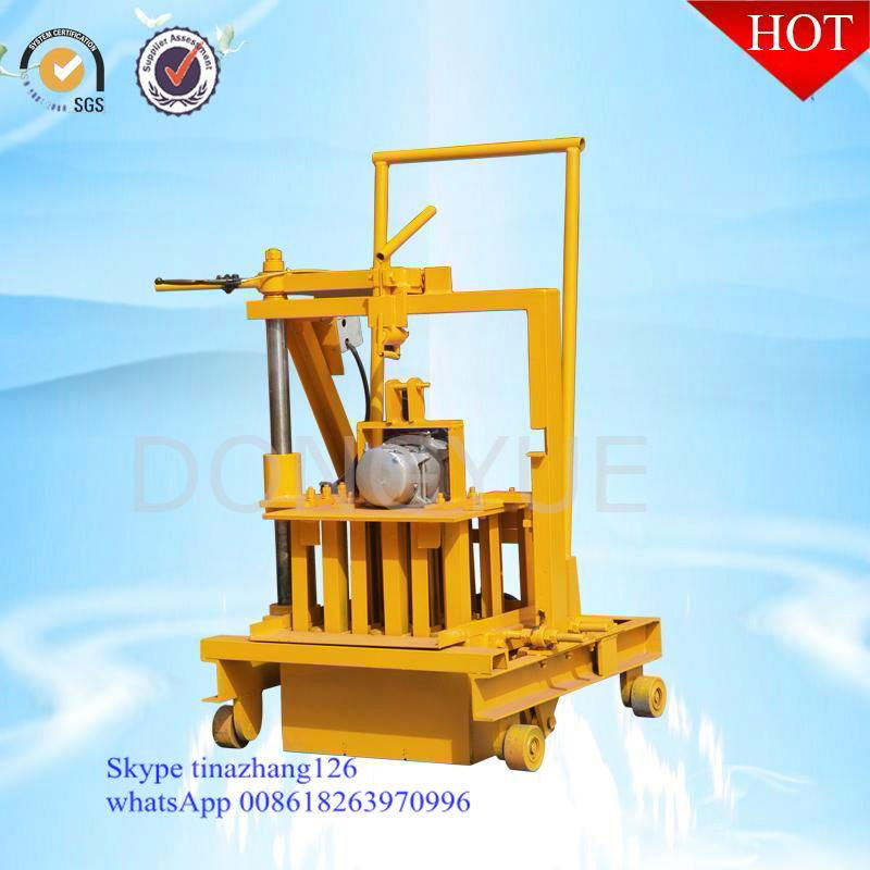 Egg laying concrete brick molding machinery 2