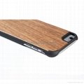 wood phone case solid phone protective cord back high quaility Iphone6/6P Walnut 3