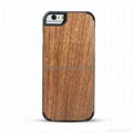 wood phone case solid phone protective cord back high quaility Iphone6/6P Walnut 1