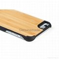 wood phone case solid phone protective cord back high quaility Iphone6/6P Bamboo 4
