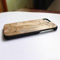 wood phone case solid phone protective cord back high quaility Iphone6/6P Peacoc 2
