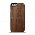 wood phone case solid phone protective cord back high quaility Iphone6/6P Peacoc 1