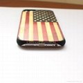 wood phone case solid phone protective cord back high quaility Iphone6/6P Flag 2