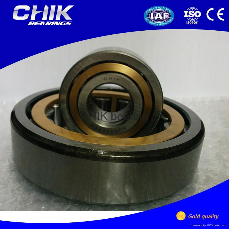 NJ1024 High Performance Brass cage Cylindrical flat conveyor roller bearings 2