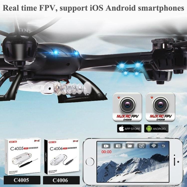 4CH 6 axis gyroscope 2.4GHz RC drone helicopter with HD camera 3