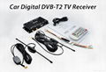 Dual Tuner Car DVB-T2 Digital TV Tuner 5