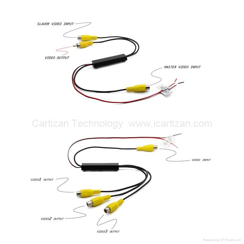 Channel RCA Video Signal Splitter Booster VSRCA (China Manufacturer