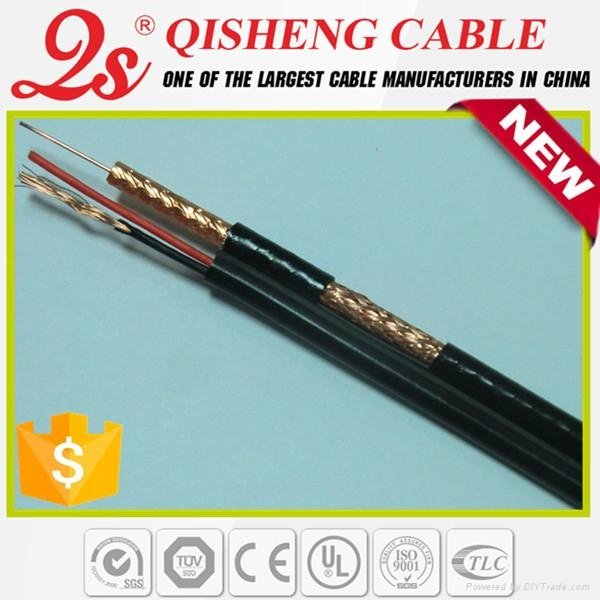 siamese cable rg59+2c rg59 with dc cable 4
