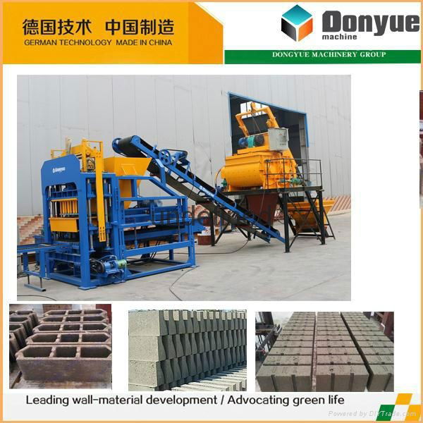 QT4-15C cement concrete automatic block making machine supply 4