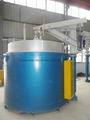 Pit type carburizing furnace