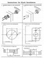 Outside trim Lock for panic exit device 3