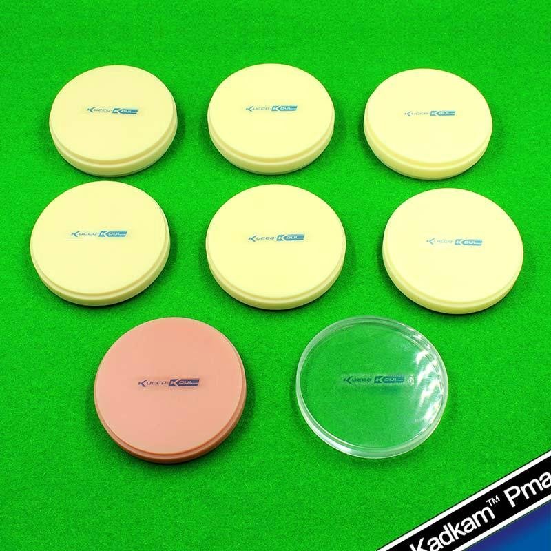 KadKam Pma-Cast dental Crystal clear PMMA disc for open CAD/CAM system 4