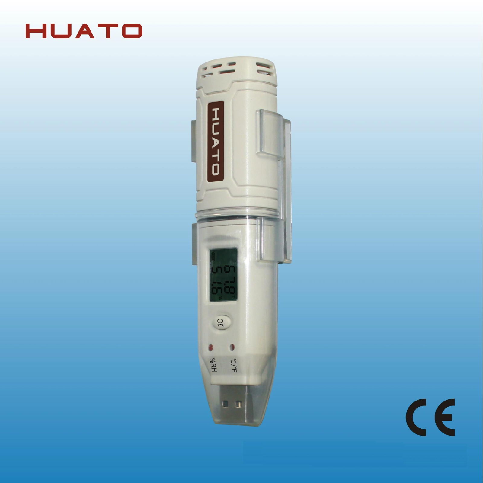 Portable USB Data Logger Temperature Humidity -HE173