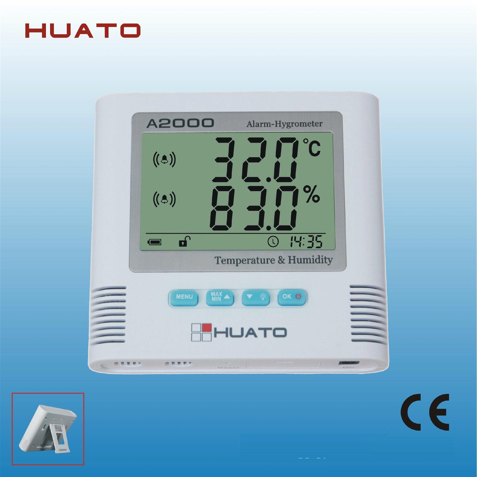 Digital Alarm Thermometer Hygrometer