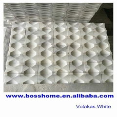 Price of white marble mosaic tile for decoration