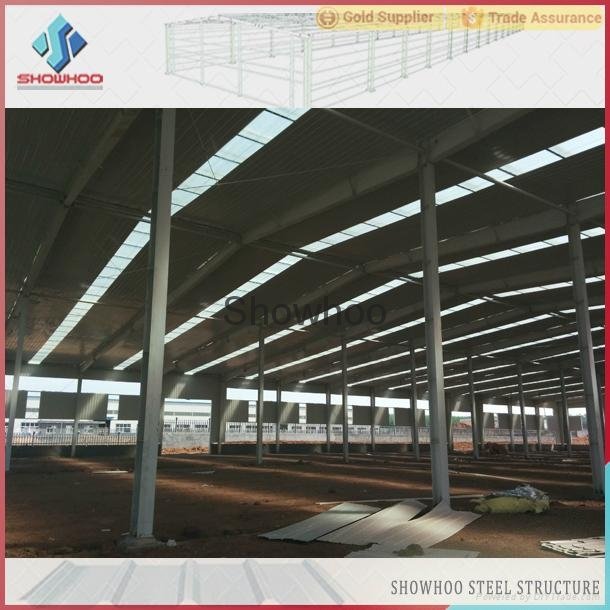 Professional prefabricated light steel structure shed design building for sale 2