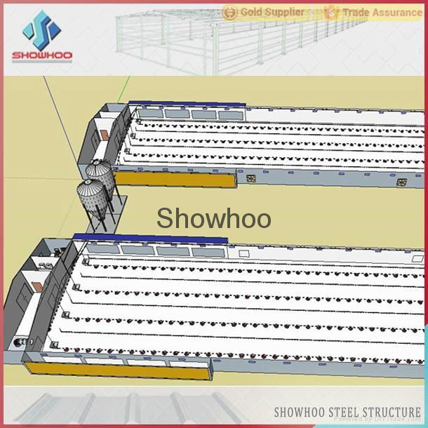 prefab chicken farm steel building house 2