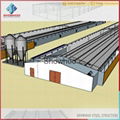 China different types of steel structure poultry house for chicken house