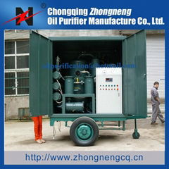 High Vacuum Dirty Insulating Oil Filtration System