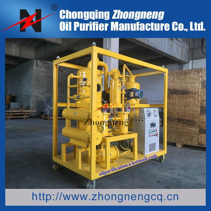 2016 New Double-Stage Vacuum Transformer Oil Purifying Equipment 2