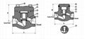 Forged Steel Flanged Threaded Welded Check Valve 5