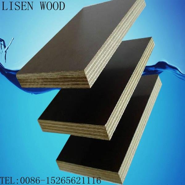 18mm Black film faced plywood with wbp glue for construction  3