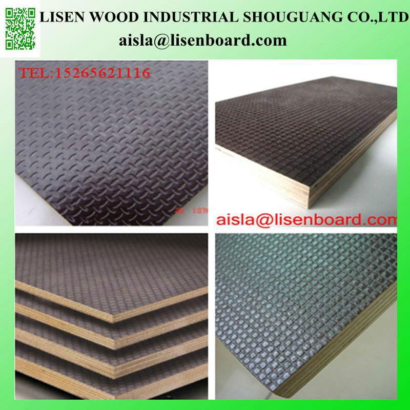 18mm Concrete Formwork Film Faced Plywood for Shuttering  3