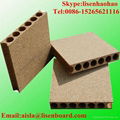 Hollow core chipboard / particle board