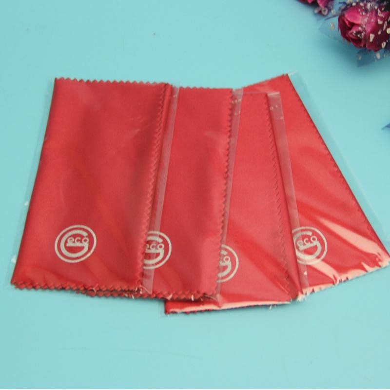 wholesale various colors microfiber cloth fabric with customized logo  2