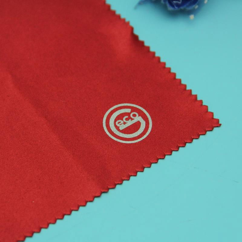 wholesale various colors microfiber cloth fabric with customized logo  3