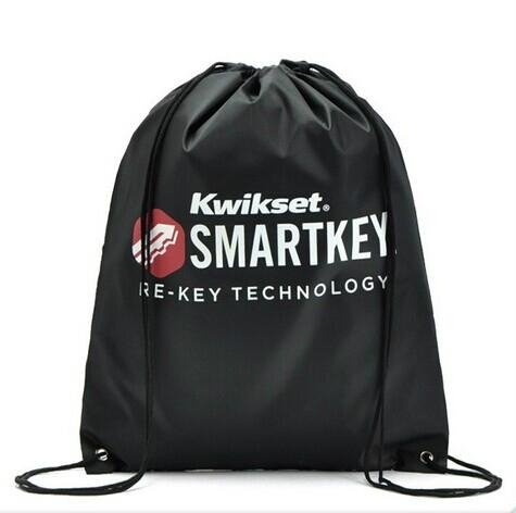 black color 210D polyester backpack bag