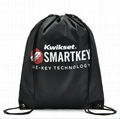 black color 210D polyester backpack bag 1