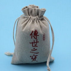 eco friendly jute pouch for coffee packing