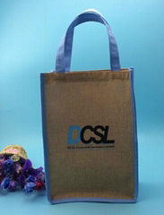 wholesale eco friendly jute shopping bag