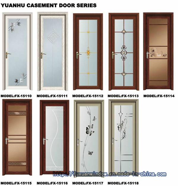 Hot sale  White Color Outward Opening Aluminum Casement Door 2