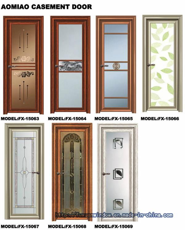 Hot sale  White Color Outward Opening Aluminum Casement Door 3