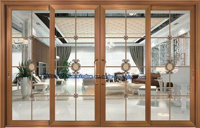 1.4 thick Two Tracks Exterior Glass Sliding Doors  5