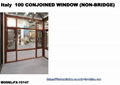 100 conjoined  Good Quality and Reasonable Price Aluminum Double Glass Window 2