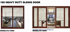 3.0 thick  heavy duty  two tracks sliding door  for villa 