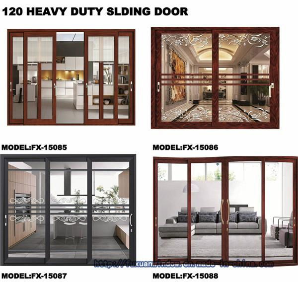 3.0 thick  heavy duty  two tracks sliding door  for villa  2