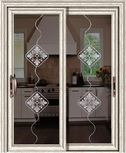 Aomiao   heavy duty  two tracks sliding door  for living room, 3