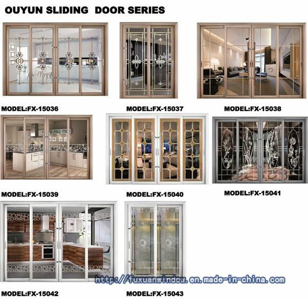 ourun     two /three  tracks sliding door  for living room, 3