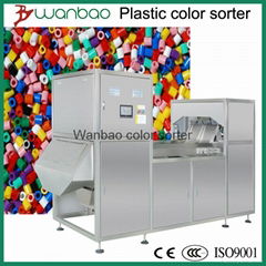 Plastic flakes and granules sorter