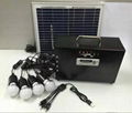 20W Portable Solar System For Home Use Lighting With Audio Player 1