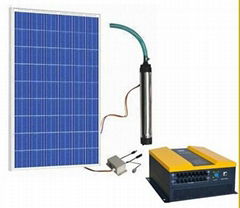 AC solar water pump system for irrigation