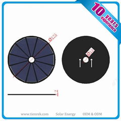 Mini Round Solar Panel Exposy Resin OEM ODM Service