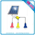 Camping Solar Lighting Lamp System With Remote Controller Mobile Charge Function