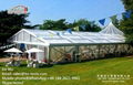 Transparent Clear Top Tent With Transparent Clear PVC Fabric And Glass Wall  5